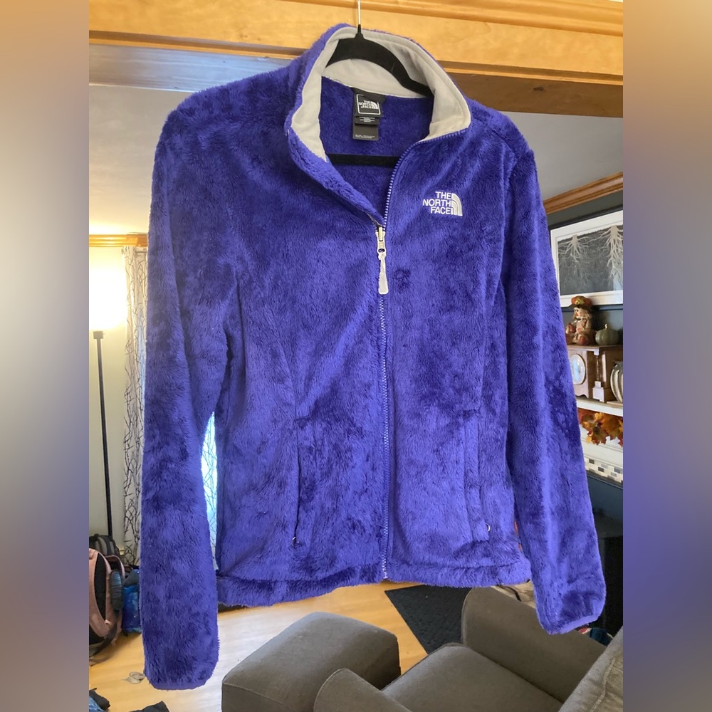 The North Face Osito Full Zip Purple Fleece Jacket size Small